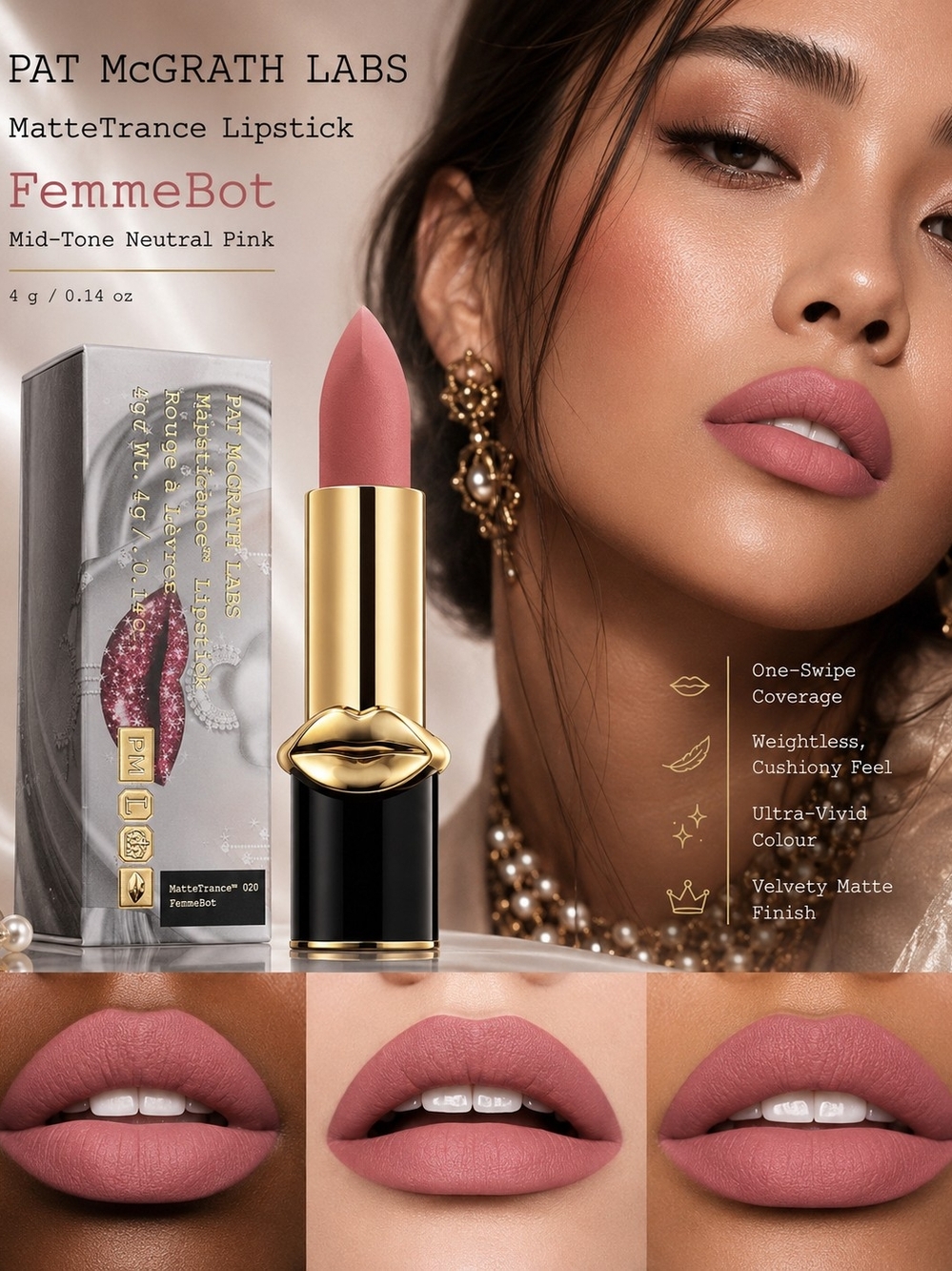 Pat McGrath Labs MatteTrance Lipstick – FemmeBot